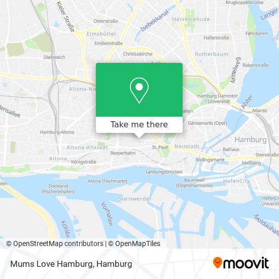 Mums Love Hamburg map