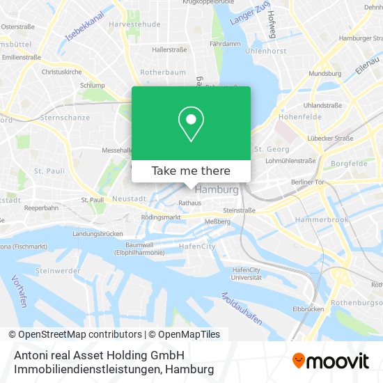 Antoni real Asset Holding GmbH Immobiliendienstleistungen map