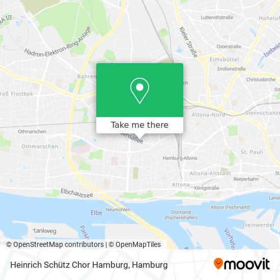 Heinrich Schütz Chor Hamburg map