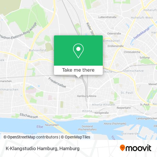 K-Klangstudio Hamburg map