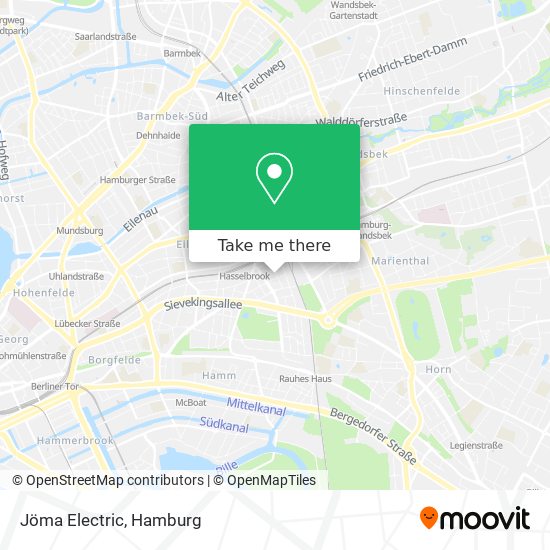 Jöma Electric map