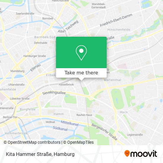 Kita Hammer Straße map