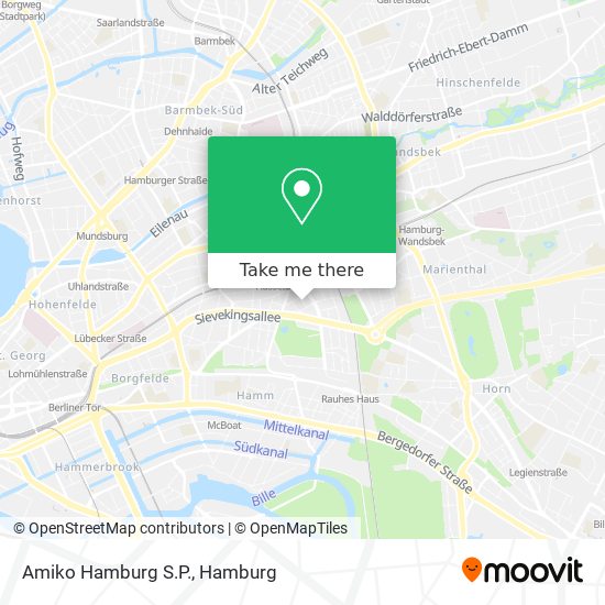 Amiko Hamburg S.P. map