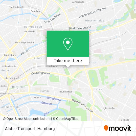 Alster-Transport map