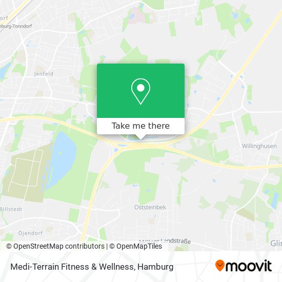 Medi-Terrain Fitness & Wellness map