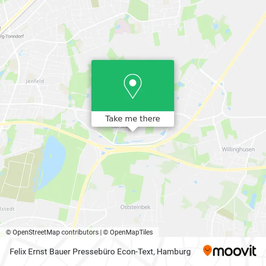 Карта Felix Ernst Bauer Pressebüro Econ-Text