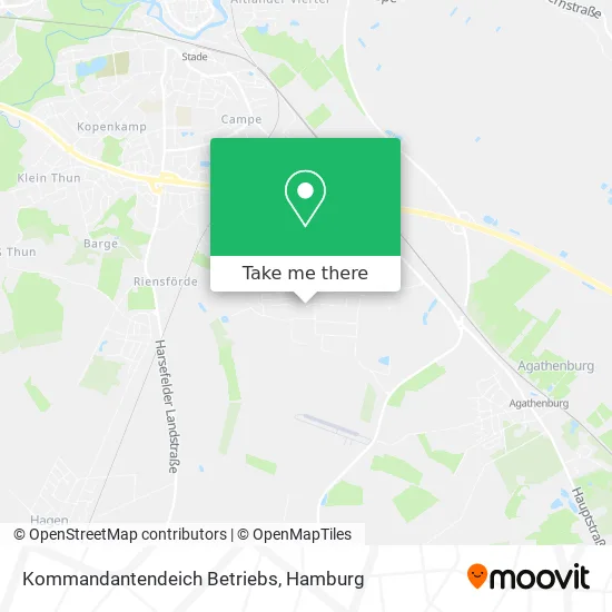 Карта Kommandantendeich Betriebs