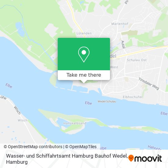 Wasser- und Schiffahrtsamt Hamburg Bauhof Wedel map