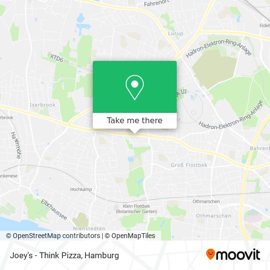 Joey's - Think Pizza map