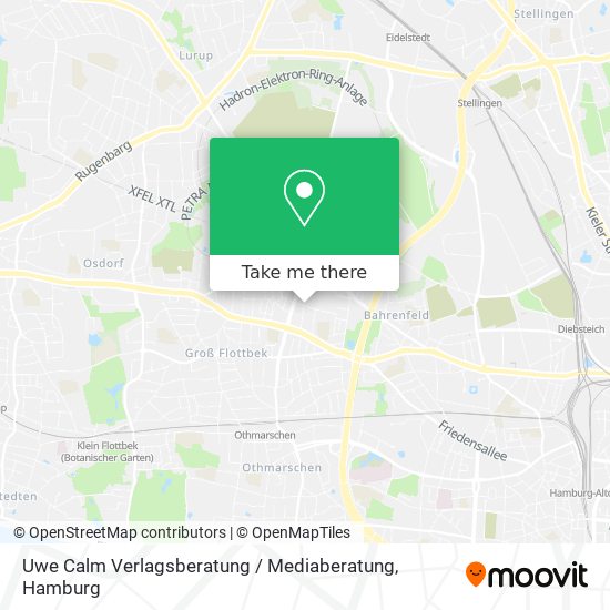 Uwe Calm Verlagsberatung / Mediaberatung map