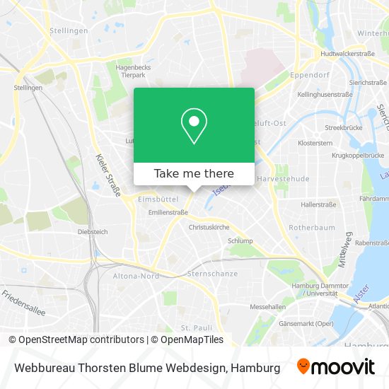 Карта Webbureau Thorsten Blume Webdesign