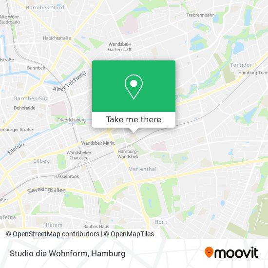 Studio die Wohnform map