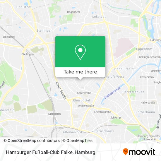Карта Hamburger Fußball-Club Falke