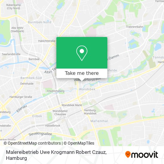 Malereibetrieb Uwe Krogmann Robert Czauz map
