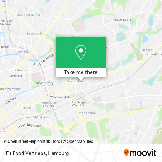 Fit Food Vertriebs map