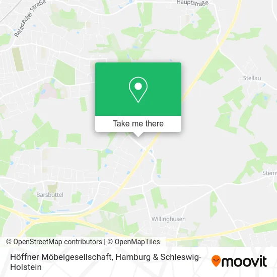 Карта Höffner Möbelgesellschaft