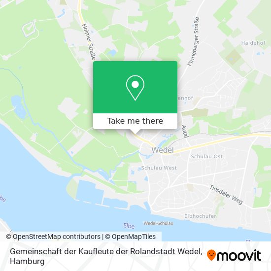 Gemeinschaft der Kaufleute der Rolandstadt Wedel map