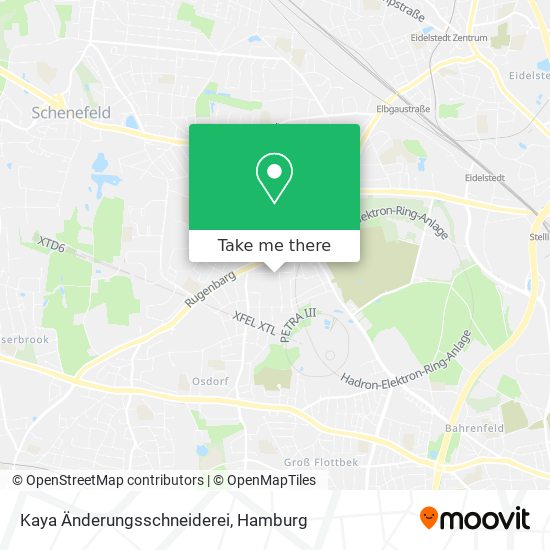 Kaya Änderungsschneiderei map