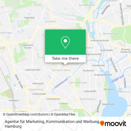 Карта Agentur für Marketing, Kommunikation und Werbung