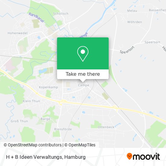 H + B Ideen Verwaltungs map