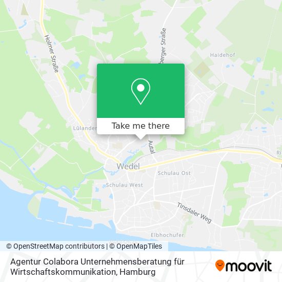 Agentur Colabora Unternehmensberatung für Wirtschaftskommunikation map