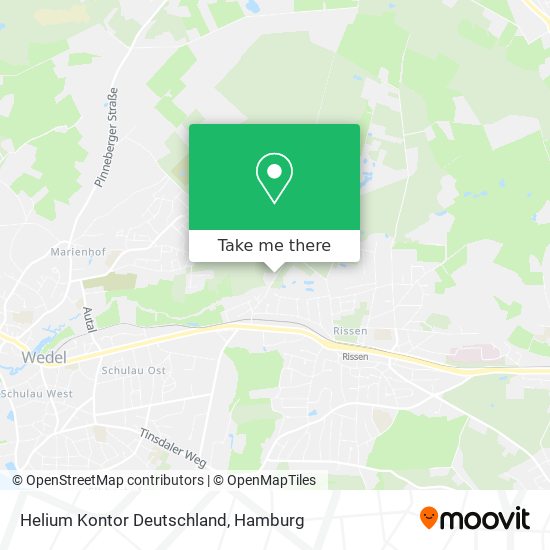Helium Kontor Deutschland map