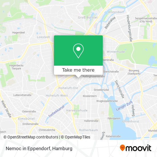 Nemoc in Eppendorf map