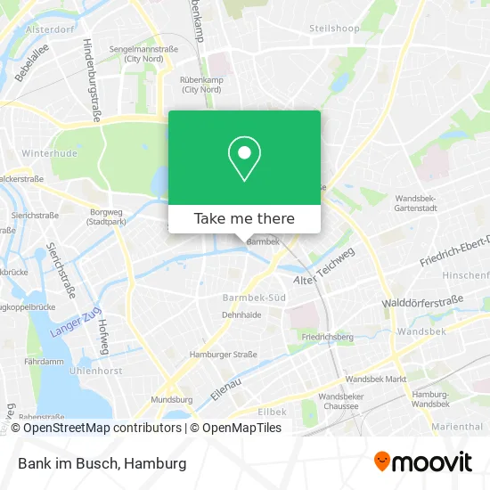 Карта Bank im Busch