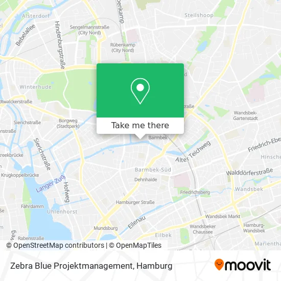 Карта Zebra Blue Projektmanagement