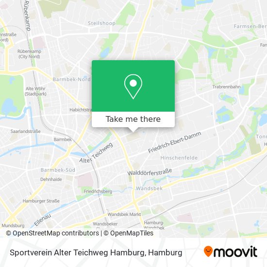 Sportverein Alter Teichweg Hamburg map