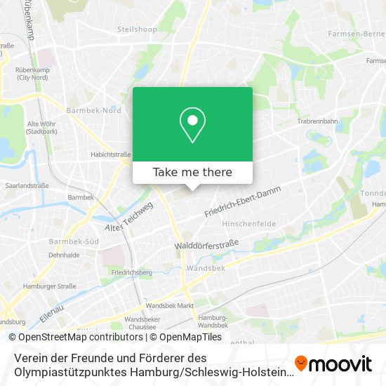 Verein der Freunde und Förderer des Olympiastützpunktes Hamburg / Schleswig-Holstein map