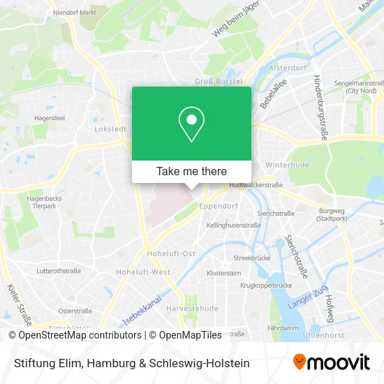 Карта Stiftung Elim