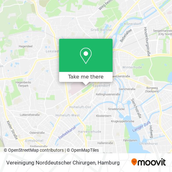 Карта Vereinigung Norddeutscher Chirurgen