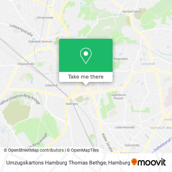 Карта Umzugskartons Hamburg Thomas Bethge