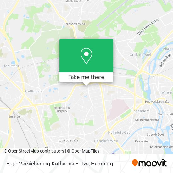 Ergo Versicherung Katharina Fritze map
