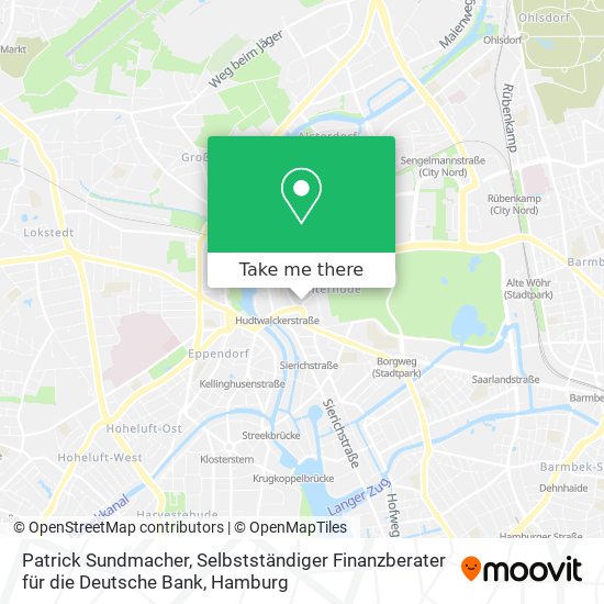 Patrick Sundmacher, Selbstständiger Finanzberater für die Deutsche Bank map