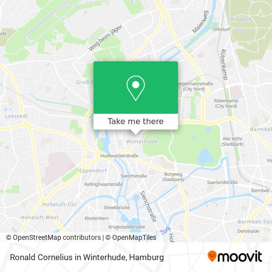 Ronald Cornelius in Winterhude map