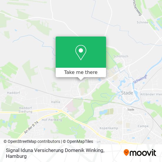 Signal Iduna Versicherung Domenik Winking map
