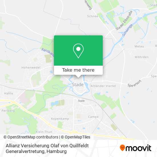 Allianz Versicherung Olaf von Quillfeldt Generalvertretung map