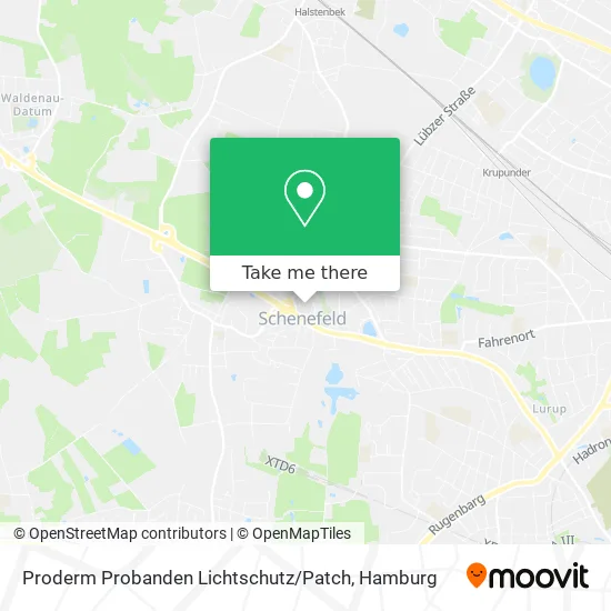 Карта Proderm Probanden Lichtschutz / Patch
