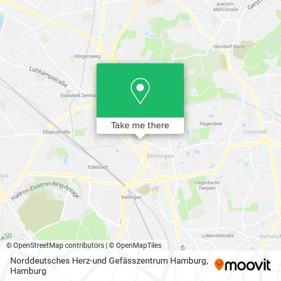 Карта Norddeutsches Herz-und Gefässzentrum Hamburg