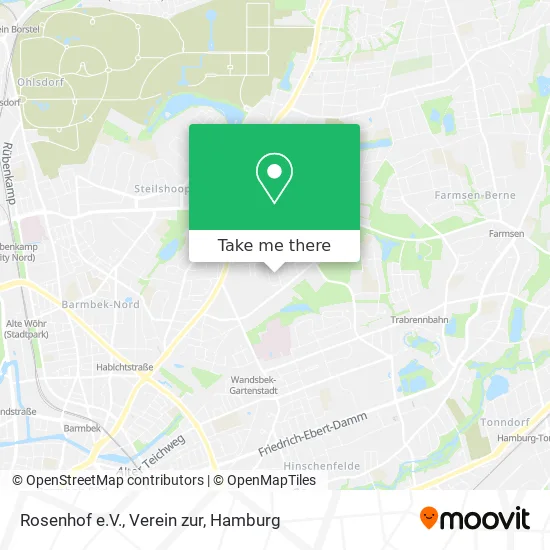 Карта Rosenhof e.V., Verein zur