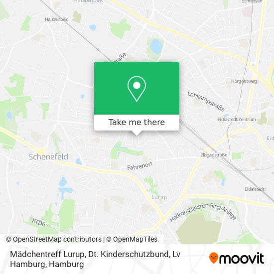 Mädchentreff Lurup, Dt. Kinderschutzbund, Lv Hamburg map