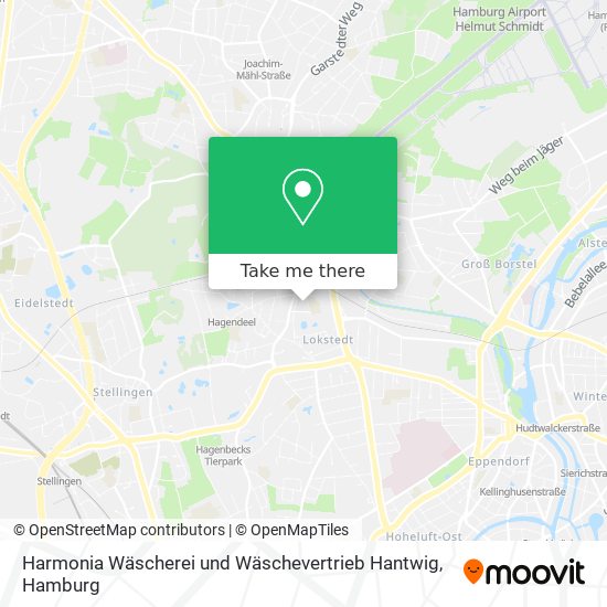Карта Harmonia Wäscherei und Wäschevertrieb Hantwig
