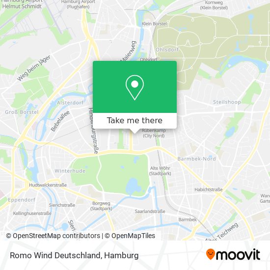 Romo Wind Deutschland map