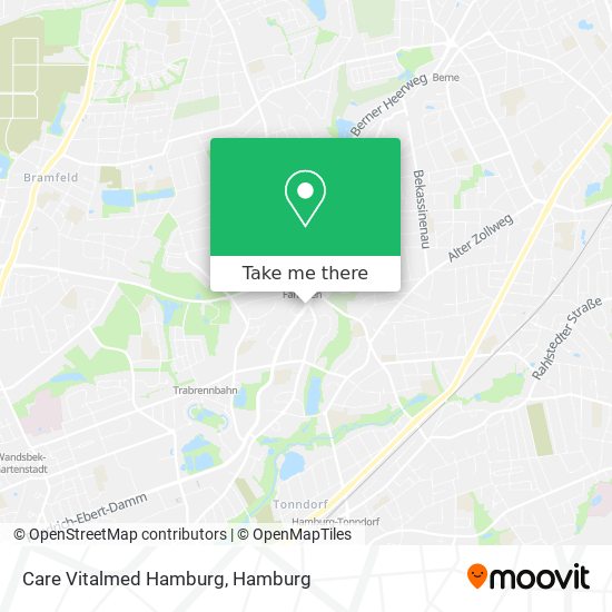 Care Vitalmed Hamburg map