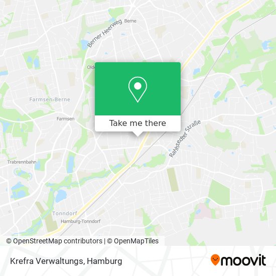 Krefra Verwaltungs map