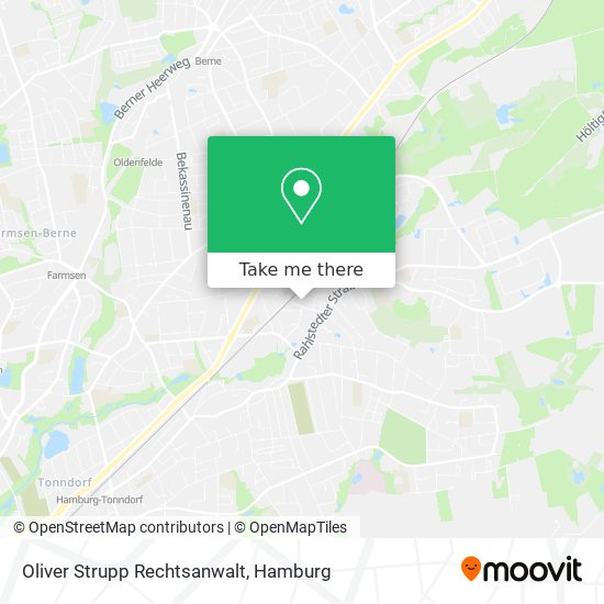 Oliver Strupp Rechtsanwalt map