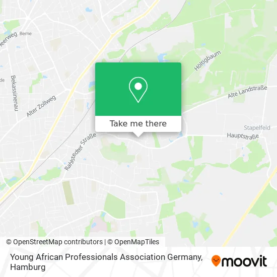 Карта Young African Professionals Association Germany