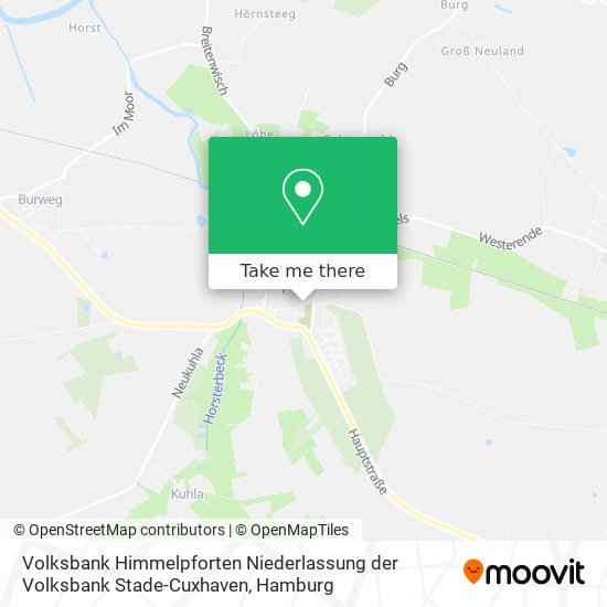 Volksbank Himmelpforten Niederlassung der Volksbank Stade-Cuxhaven map